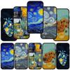 Чехол для телефона Samsung Galaxy S24 S23 iPhone 15 14 Xiaomi Redmi Note 13 12 11 8 10 9 Pro Max X XR OPPO Huawei Подсолнух Ван Гог Звездная ночь Чехол