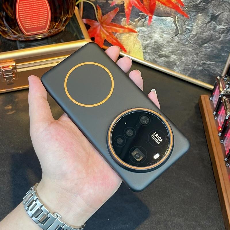 Совместимый с Xiaomi 15 Ultra Магнитный чехол для телефона с ощущением кожи, Super Broad, с тонким кольцом, для XM14 Pro, матовый, защитный чехол для Xiaomi 13