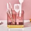 1 набор палочек для еды, клетка, большая емкость, сохраняйте порядок, ПЭТ, экономящая место, многофункциональная полка для кухонного гаджета