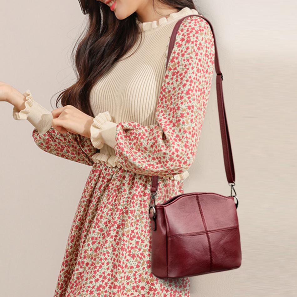 High Quality Leather Shoulder Bags for Women Small  Bag Women Bags Luxury Designer Female Purses and Handbags