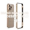 Роскошная легкая алюминиевая металлическая рамка для 12 13 14 Plus 15 16 17 Pro Max Бампер Чехол Тонкий сплав Защитная задняя панель Аксессуары