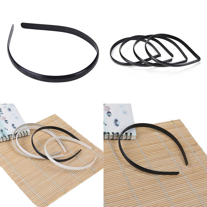 10 шт./компл. пластиковая резинка для волос без зубов детский аксессуар для волос сделай сам 2 цвета