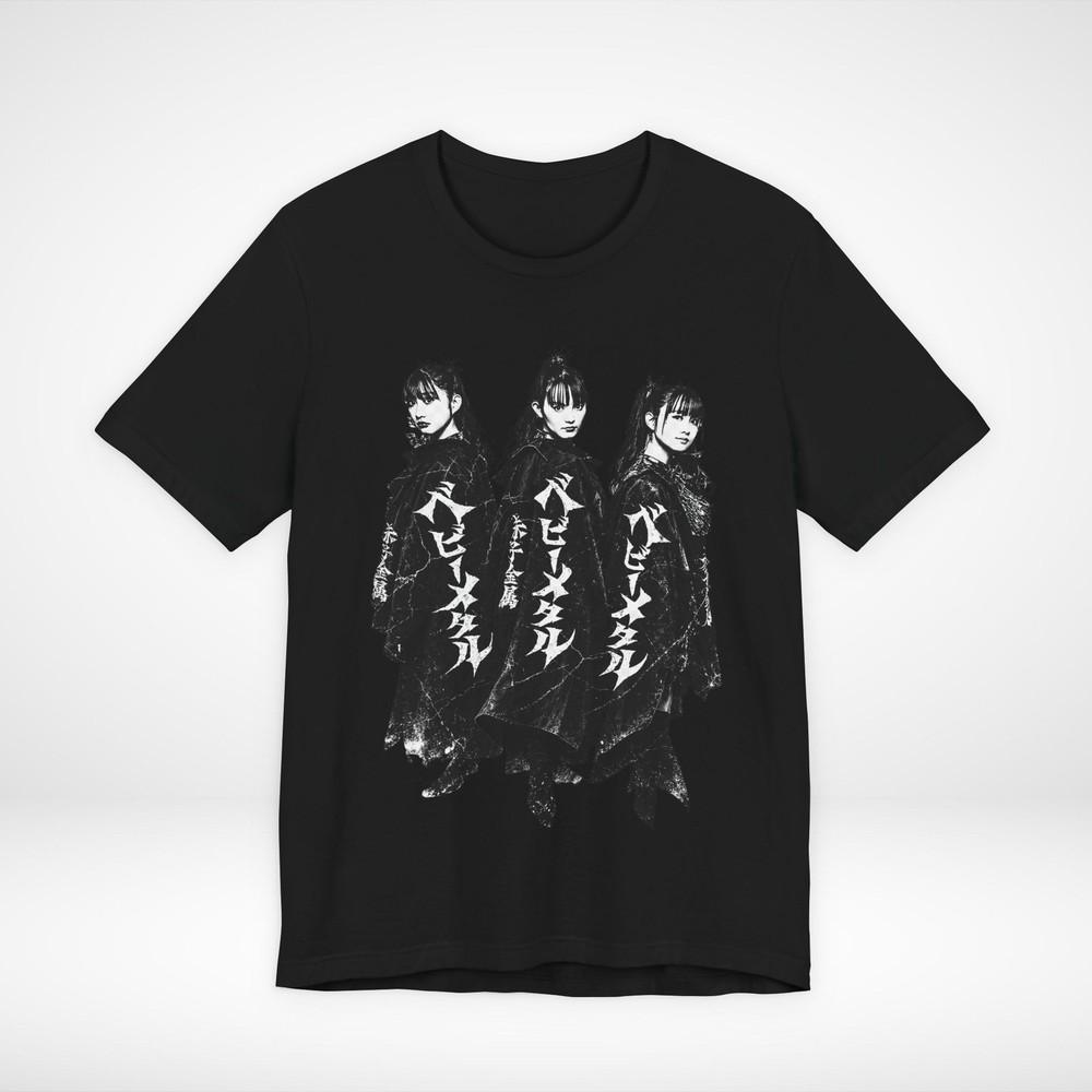 Babymetal Band T Shirt Japanese Metal Graphic Vintage Style Black