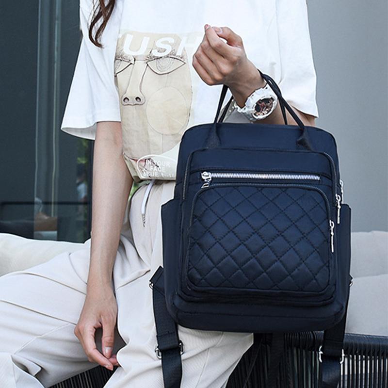 Yogodlns Водонепроницаемый оксфордский женский рюкзак, женская дорожная сумка на плечо, школьный рюкзак для девочек-подростков, однотонная сумка для книг Mochila Bookbag