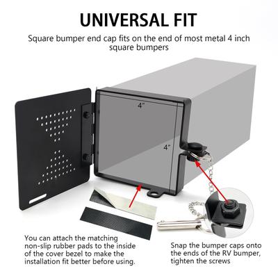 Заглушки для бампера автофургона, заглушки для бампера автофургона, крышки, бамперы, заглушки, крышки, накладки на бампер, сменные аксессуары для кемпера