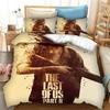 3D Печать Игровой Набор Постельного Белья The Last Of Us Part Двуспальный Полуторный Кинг Пододеяльник Одеяло Наволочка Мальчики Девочки Взрослые Спальня