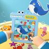 Slide Puzzle Interactive Interesting Fine Workmanship Creative Multifunctional Thinking Logic Training ABS Digital Sliding Puzzle Cartoon Educational