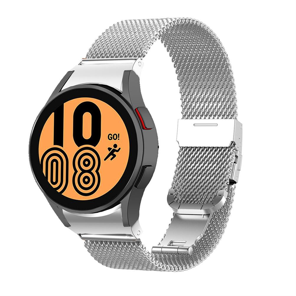 Сменный ремешок, совместимый с Samsung Galaxy Watch4 40, 44 мм, совместимый с ремешком из нержавеющей стали