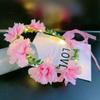 1PC Flower Headband Led Lights Hair Hoop Double-Sided Silk Floral Crown for Women Hair Headband Glowing Garland Light Up