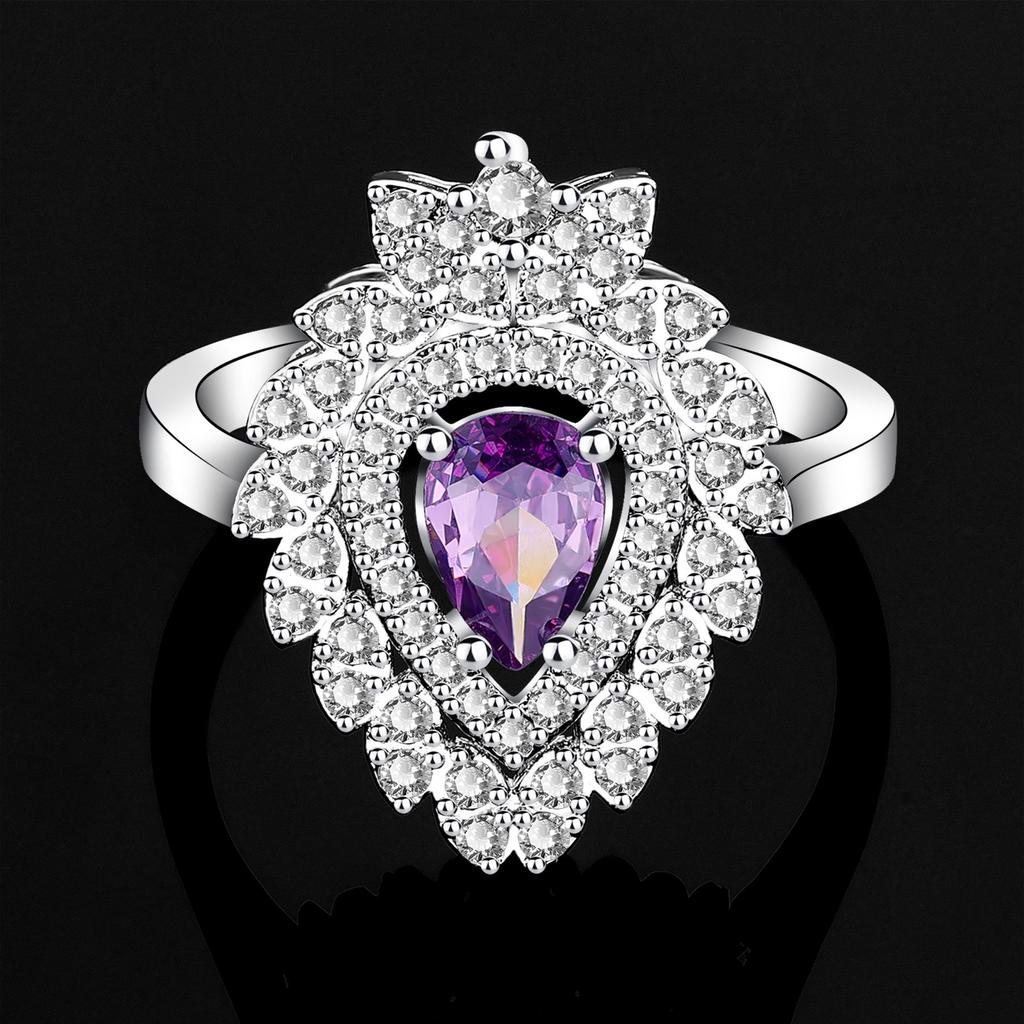 Оригинальный дизайн Ажурный Уникальный дизайн Легкая роскошь Цвет Цирконий Ожерелье Серьги Набор из 4 предметов Нишевая Универсальная Бижутерия Женщины