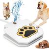 Dog Outdoor Drinking Fountain Step-on Stainless Steel Automatic Drinking Dispense for Summer Interactive Fountain Fun Pet Toys