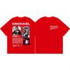 s Classics Michael Jackson Merch Tshirts Fashion Rock Vintage Short Sleeve Tshirt Unisex Women Casual Loose T Shirt Streetwear