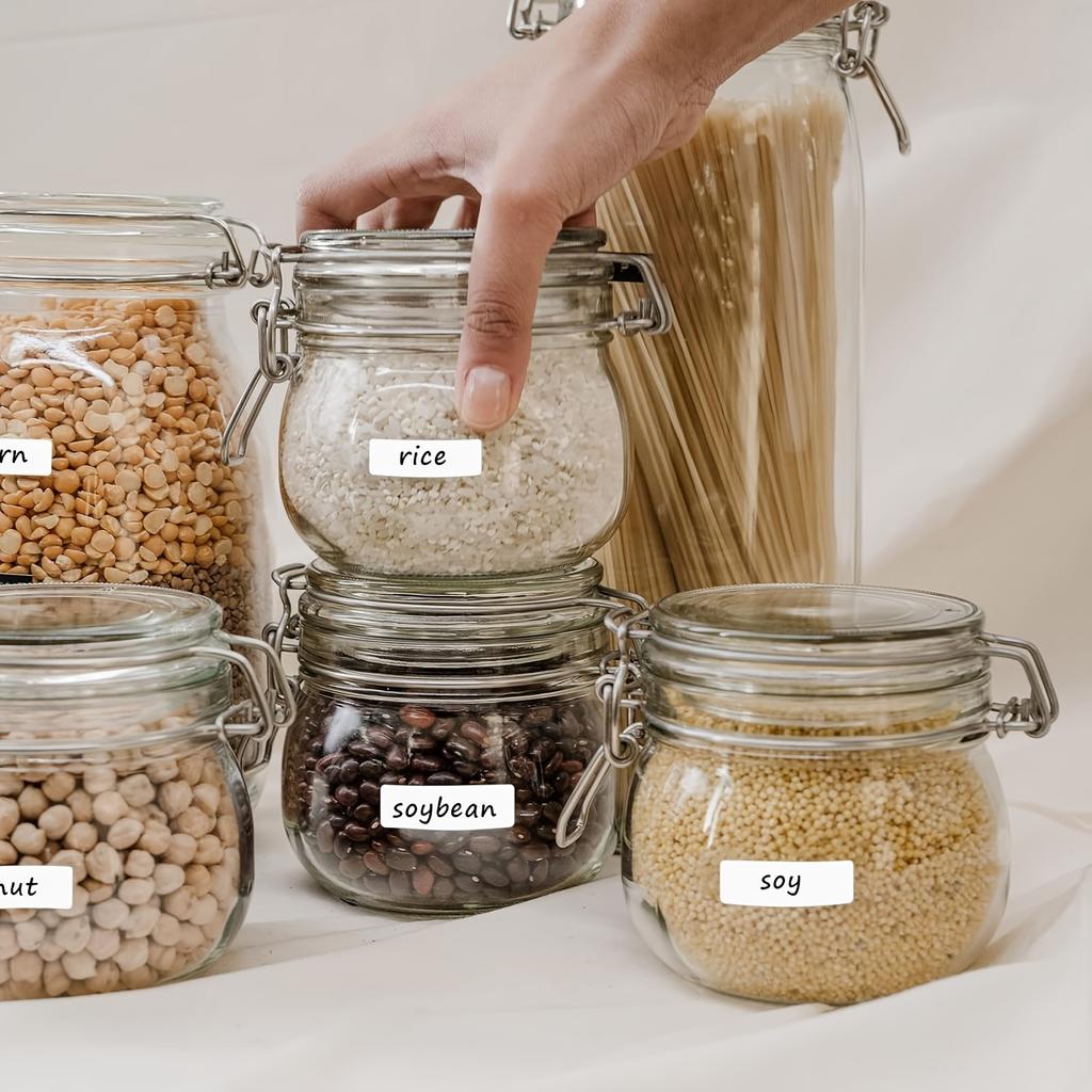 1260pcs, Matte White Label Stickers,Small Blank Label with Removable Adhesive Price Tags for Jars, Boxes,School Offices,Kitchen