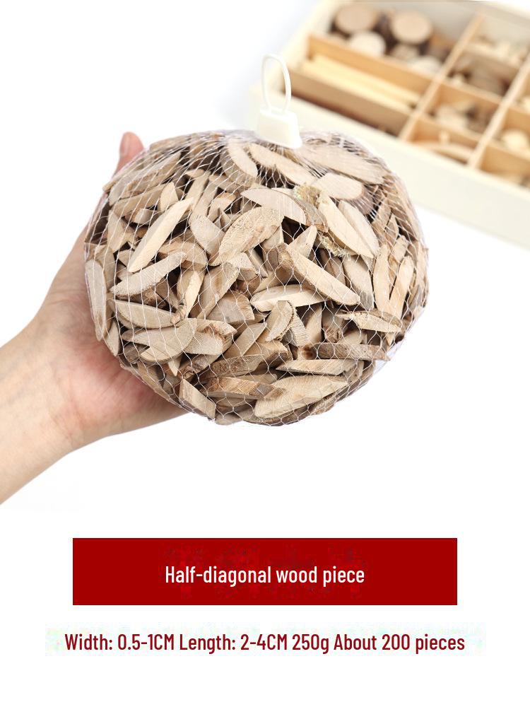 Pine Cone DIY Decoration Kit: Branch, Log, Dried Flowers for Creative Kindergarten Hanging Crafts