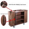 Yingbai Industrial Style Double-Sided Hotel Service Cart