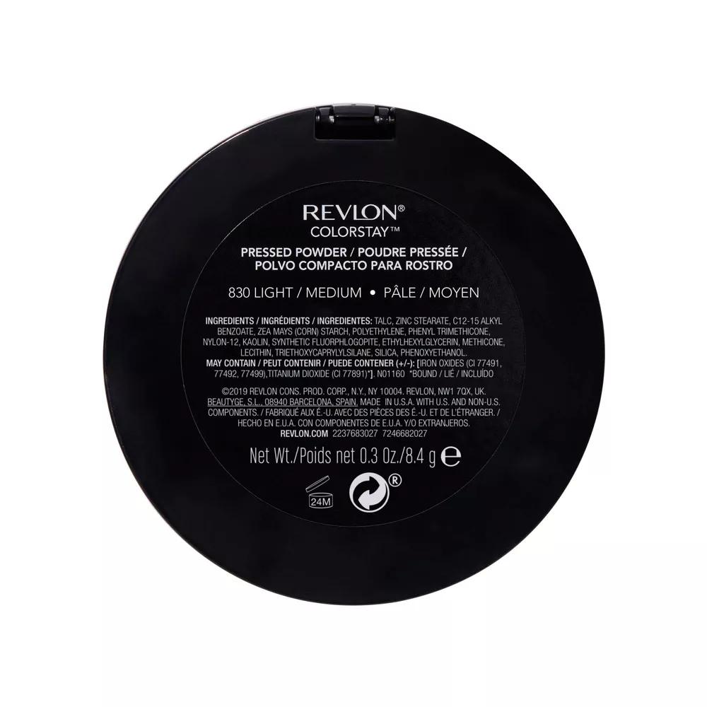 Matujący puder prasowany do twarzy Revlon Colorstay Jasny 830 1 sztuka