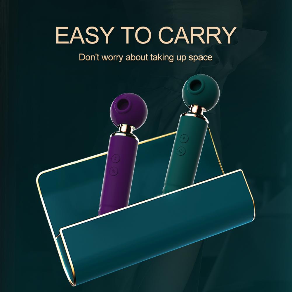 3 в 1 телескопический фаллоимитатор для сосания клитора, женский вагинальный клитор, стимулятор точки G, вибрирующий секс-игрушки для женщин, пара