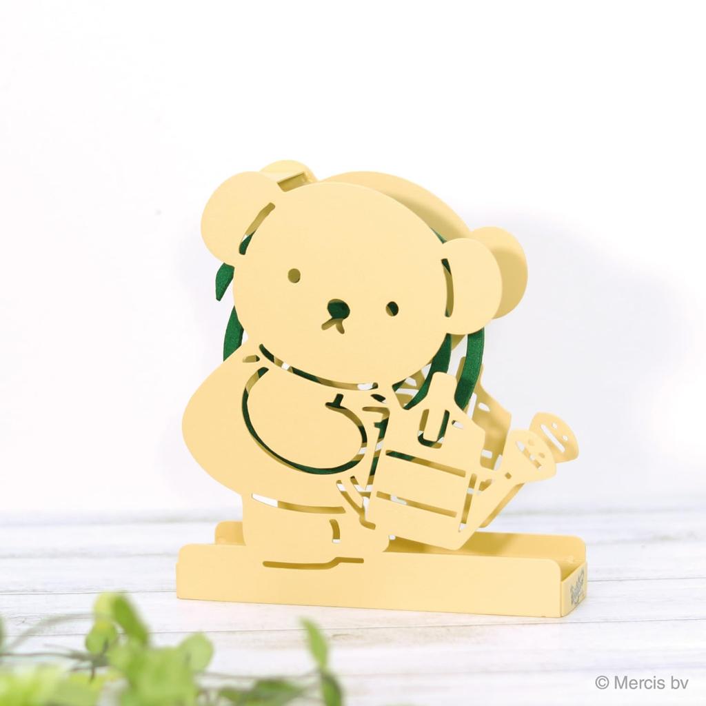 Toyo Case Steel Mosquito Coil Stand Boris Yellow W15 X D5 X H16.8cm MCS-WKM-02