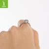 925 Sterling Silver Symphony Shell Open Ring Fashion Ocean Wind Ring Women'S Niche Premium Light Luxury