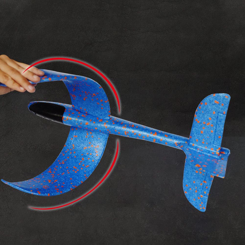 Самолет-планер из пенопласта EPP, метаемый рукой, игрушка для детей для улицы, подарок, синий