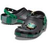 Crocs Туфли EVA с круглым носком и отверстием для пяточной части, унисекс, черно-зеленые