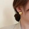 Шарм Преувеличенная Личность Круглые Матовые Серьги-Гвоздики для Женщин Темперамент Enfashion Корея Серьга Вечеринка Ювелирный Аксессуар