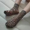 Chic Leopard Print Mesh Socks for Women - 1-Pack: Lightweight, Durable & Soft, Elevate Your Style & Comfort