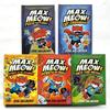 5 Volumes Superhero Max Cat Books Max Meow Children's English Full-color Comic Adventure Story Hardcover
