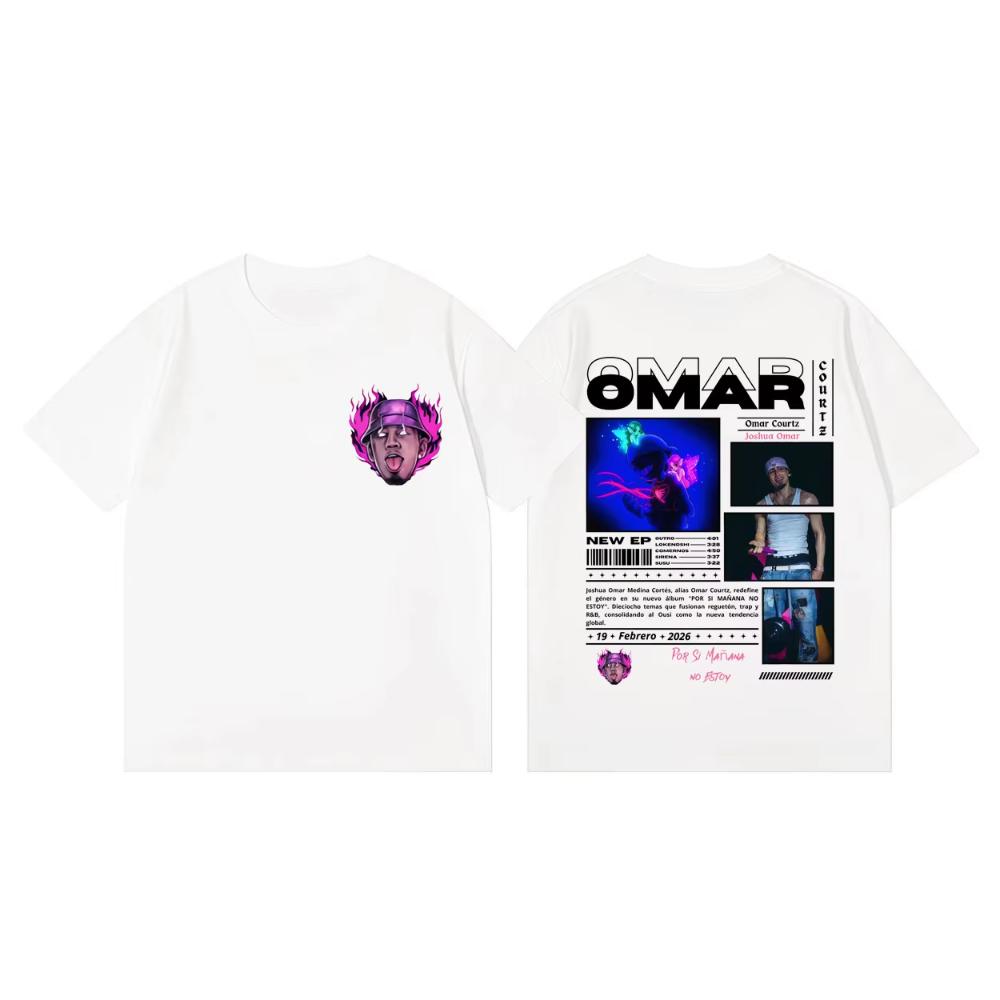 Omar Courtz Por Si Maana No Estoy Album Graphic T Shirts Fashion Pop Music Short Sleeve Tshirt Unisex Women Casual Cotton Tshirt