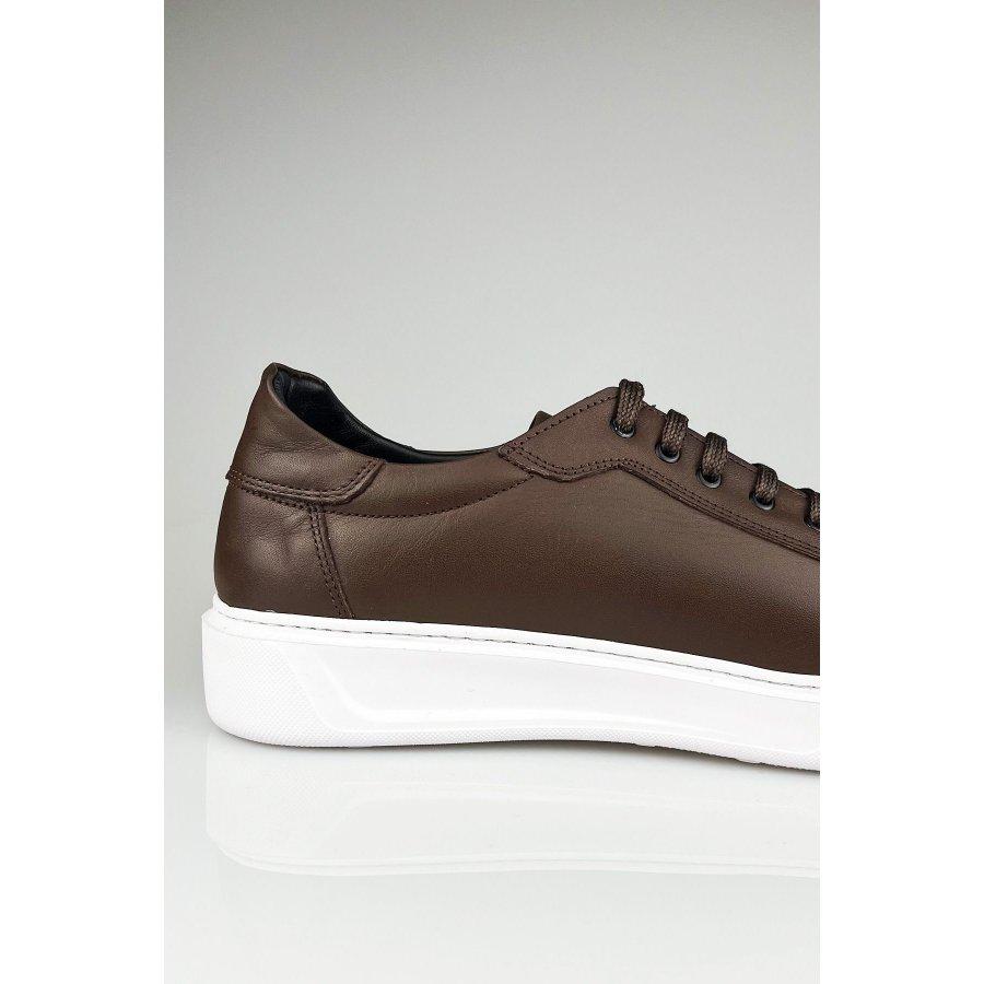 Мужская повседневная спортивная обувь из натуральной кожи, кроссовки