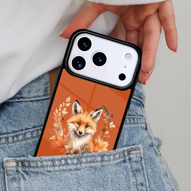 Милый чехол для телефона с лисой для iPhone 16e 15 14 13 12 17 Pro Max Plus Air 17pro Cover Coque