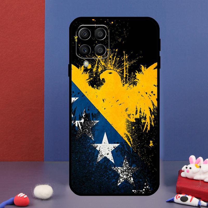 Флаг Боснии и Герцеговины для чехла телефона Samsung Galaxy M15 M55 M33 M13 M23 M53 M31 M51 M14 M34 M54 M20 M30s M52 M32