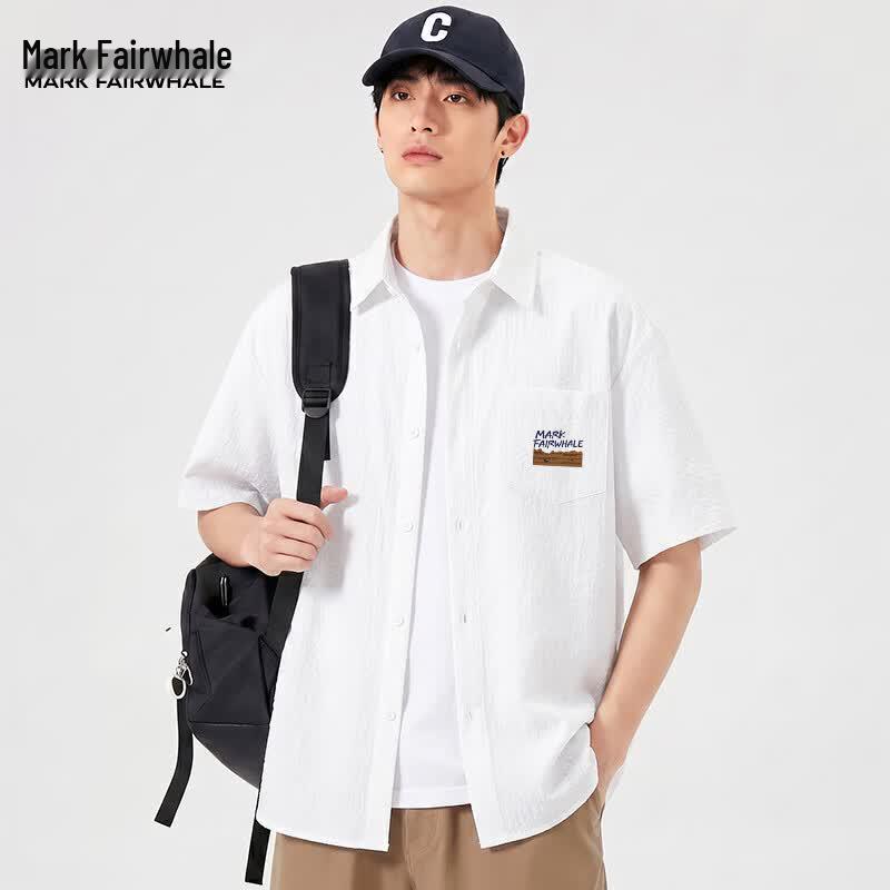 Mark Fairwhale Men's 3-Proof Short Sleeve Workwear Shirt