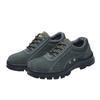 Labor Shoes Anti-piercing and Breathable Inner Army Green Protective Shoes, Large Size Non-slip and Wear-resistant Work Shoes