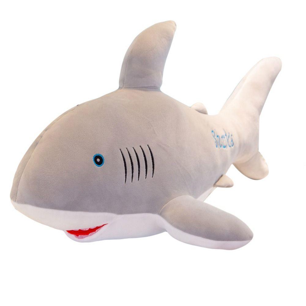 Kids Toys Sea Animals Shark Stuffed Toys Pillow Cushion Stuffed Animal Doll Giant Shark Plush Toy
