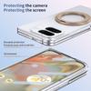 Металлическая подставка-кольцо Магнитный чехол для Google Pixel 10 Pro Fold с вращающимся на 360 градусов кронштейном Прозрачная крышка Защитное стекло для экрана