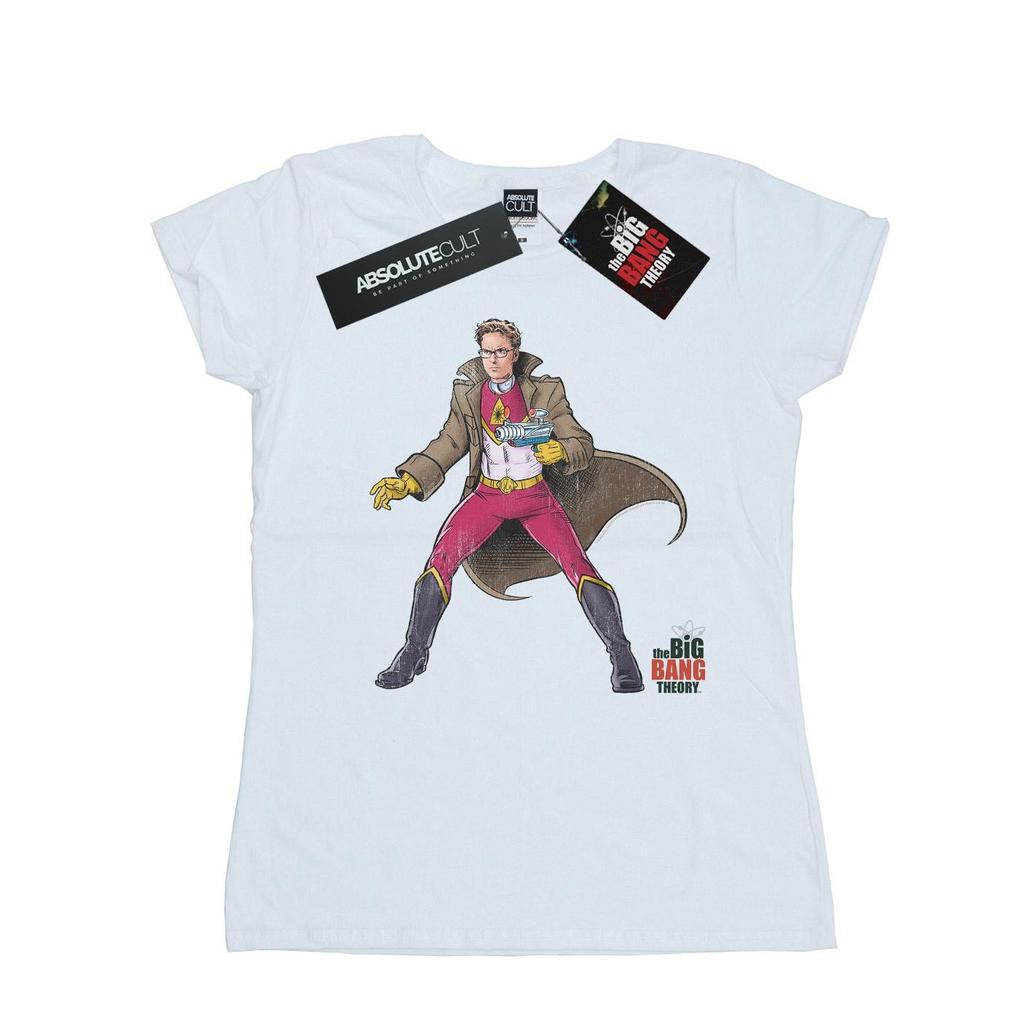 The Big Bang Theory Womens/Ladies Leonard Superhero Cotton T-Shirt