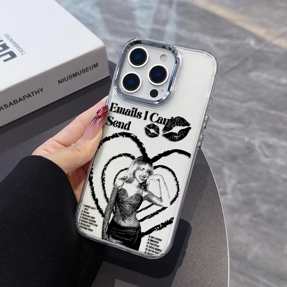 Чехол для телефона Singer S-Sabrina C-Carpenter для iPhone 17 Air 16 e 15 14 13 12 11 Pro Max Plus SE 2020 2022 Мягкая задняя крышка