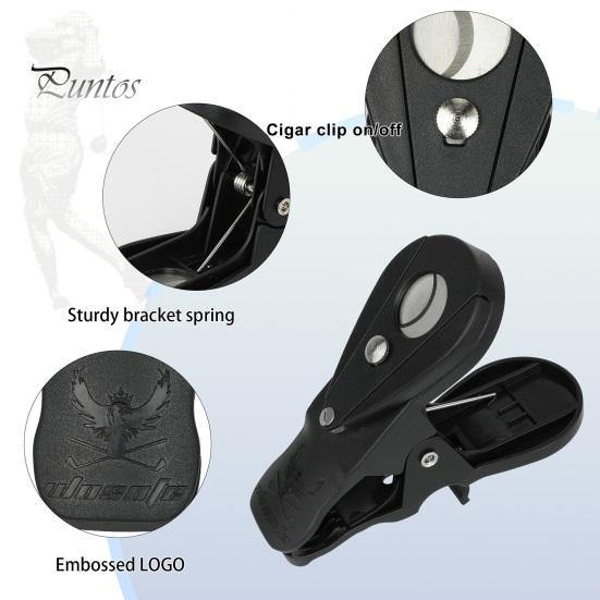 Держатель для дыма для гольфа, тележка для гольфа, зажим для подставки для дыма, пластиковая сумка для гольфа, зажим для тележки, дымовой маячок, аксессуары для гольфа для мужчин, гольфисты