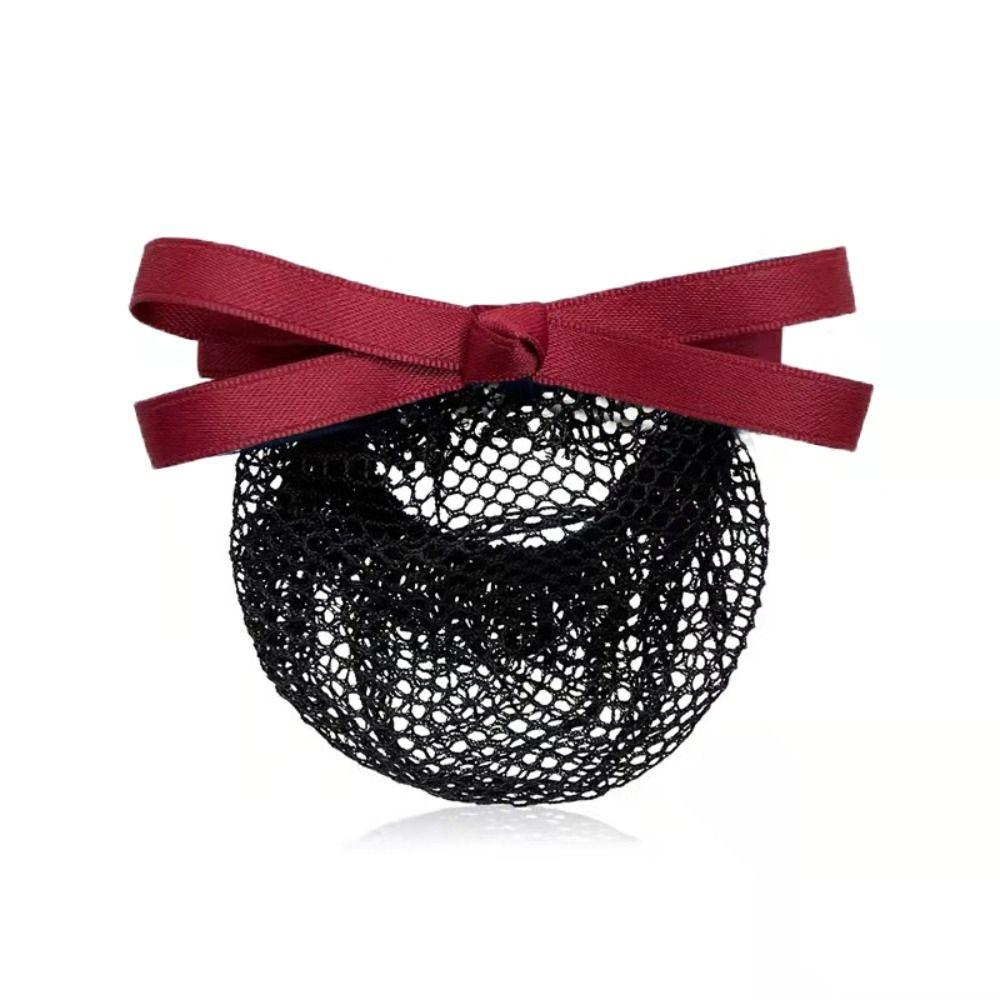 Офисная сетка для волос Сетчатая сетка для волос Корейский пучок Снуд Зажим для хвостика Заколки Сетка-чехол Женские пружинные зажимы