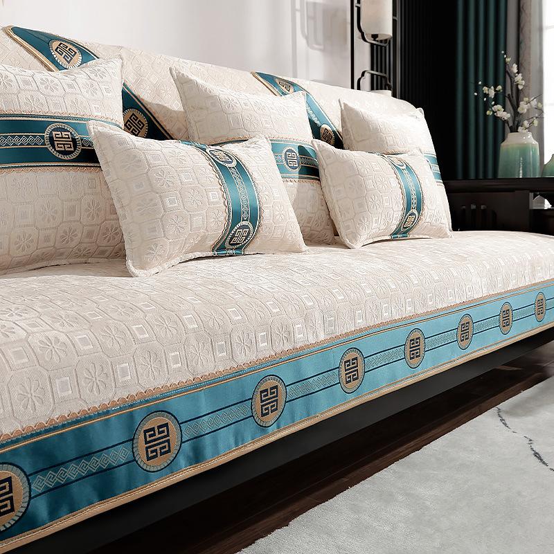 Factory Chinese-Style Sofa Seat Cushion Universal Non-Slip Sofa Cover Towel Solid Wood Sofa Can Be Sent For Retail