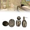 Stainless Steel Bathroom Set Storage Lotion Bottle Washbasin Cup Tool Durable