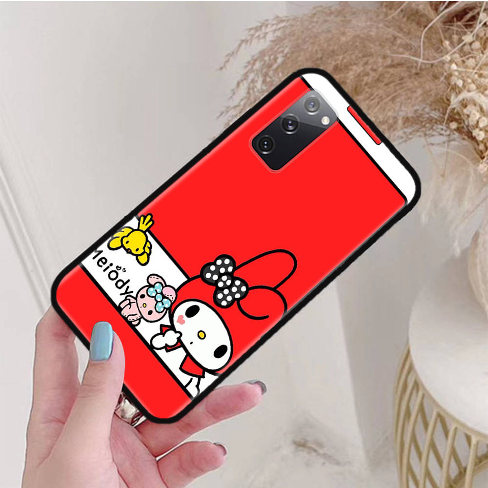 Черный чехол для Xiaomi Poco X6 X4 M5 M6 F5 F6 C65 C55 C50 C51 C40 Pro Redmi 14C A3X 13C 12C 11T 10A 9C Note 7 6 8A Plus L-10 My Melody