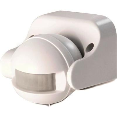 Датчик движения уличный - - LightSensor белый - Дальность 12м - Угол 180°