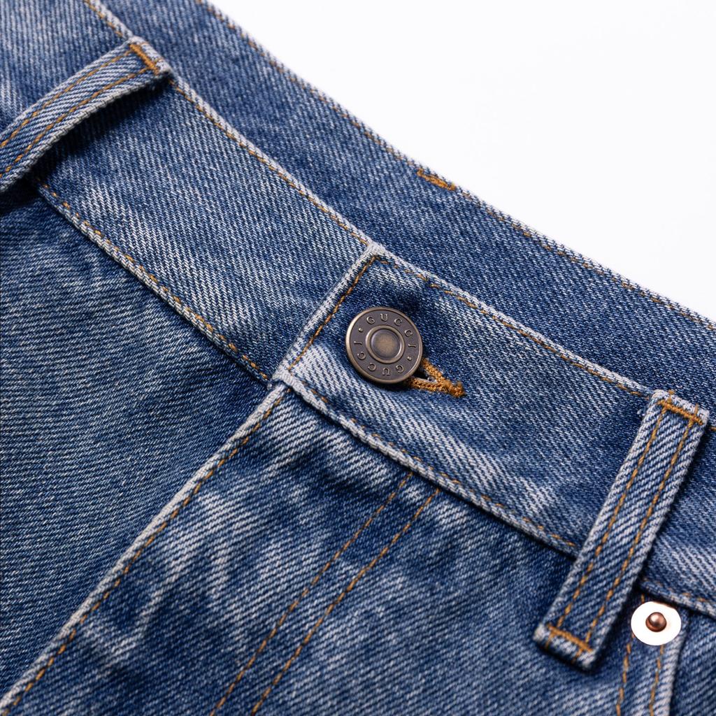 Gucci Джинсы Regular Fit с эффектом потертости 623953-XDBBQ-4011