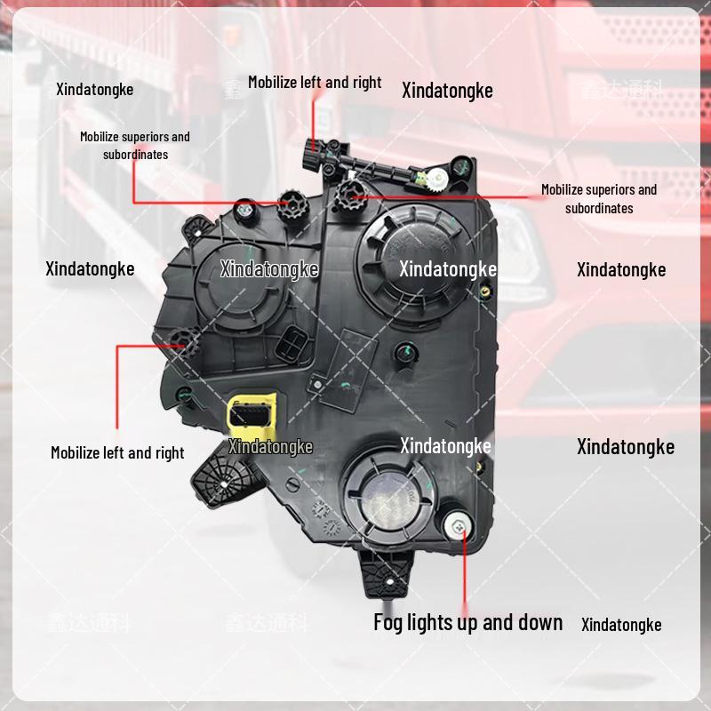 Upgrade FAW JK6 headlights with 3.0mm, 3.5mm lenses, plus four low and eight high beams for enhanced brightness.