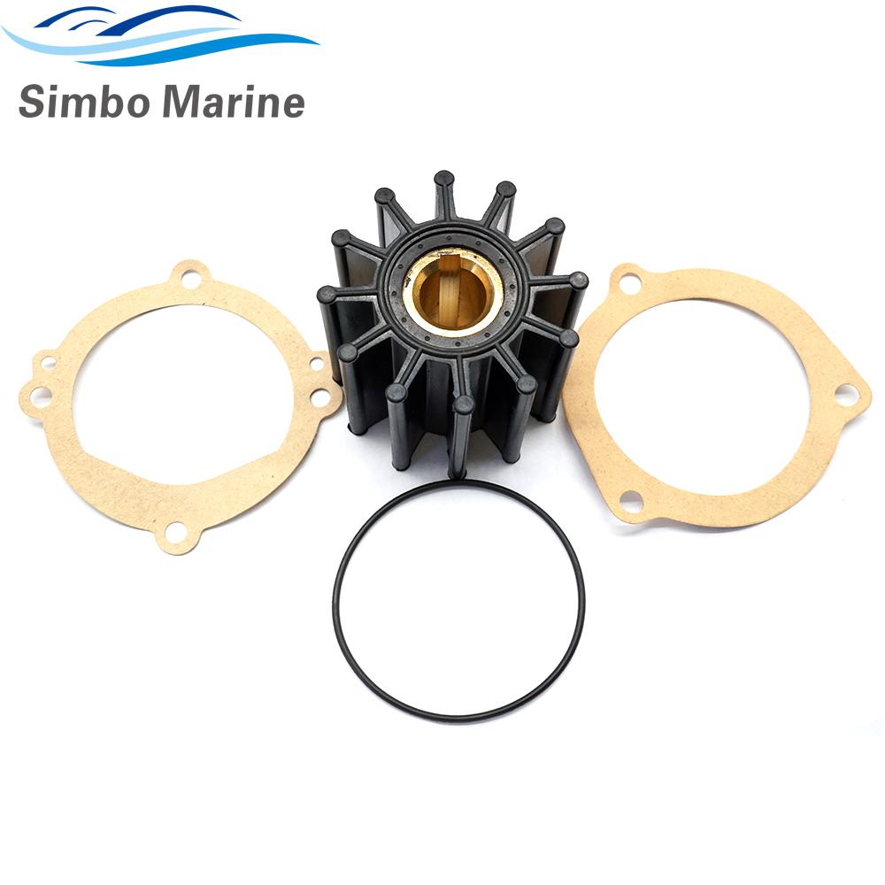 For Sherwood 15000K Boat Water Pump Flexible Impeller Cummins 3349198 500167 Engine for Volvo Penta 818680 500167 Sierra 18-3021