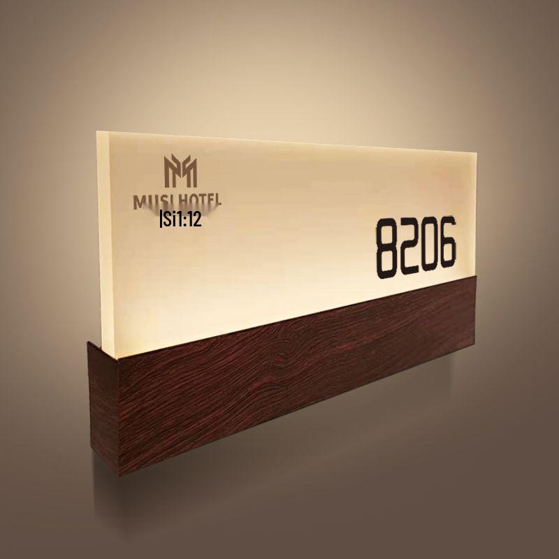 Guesthouse LED Acrylic Door Sign for Private Room