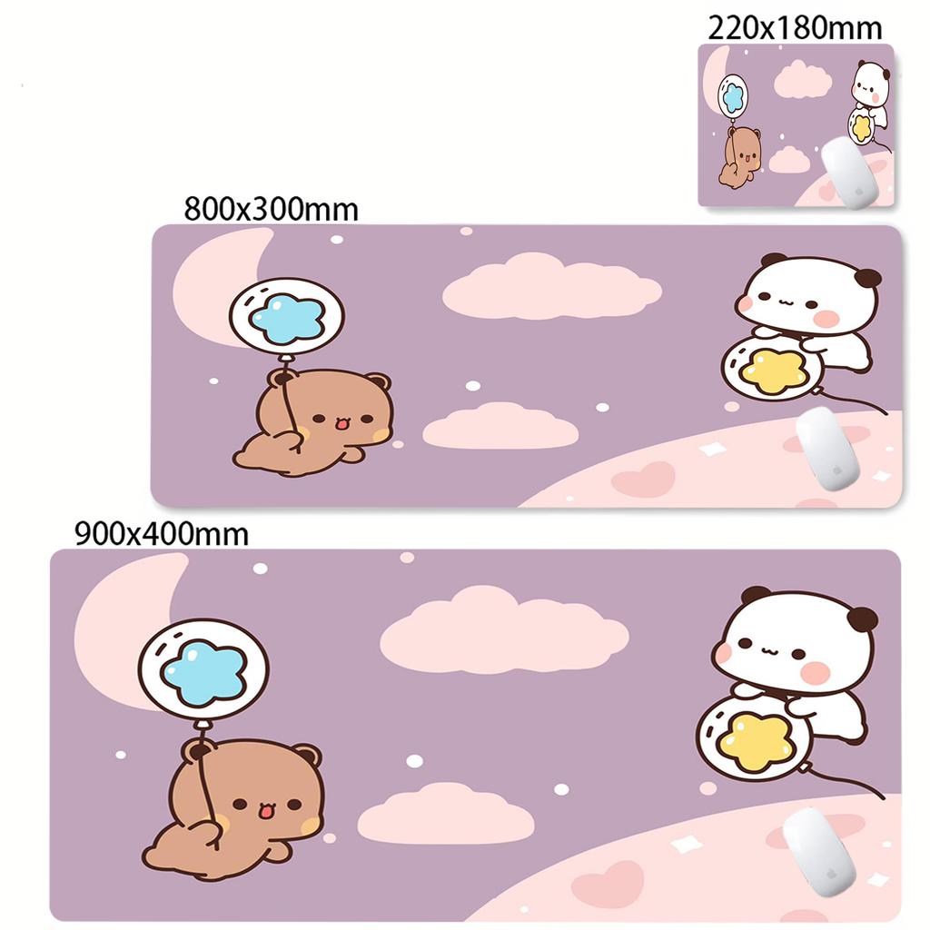 BuBu DuDu Anime Mouse Pad Desk Mousepad Cute HD Deskmat Extended Gaming Keyboard Mats Large xcm XXL Gamer Nonslip Mausepad