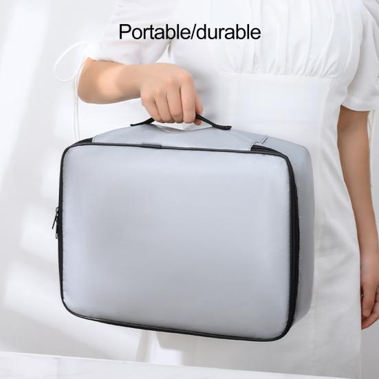 Огнестойкая сумка для документов с паролем, 3-слойный чехол для хранения файлов, водонепроницаемая застежка-молния, портативный дорожный чехол для ноутбука, сертификаты